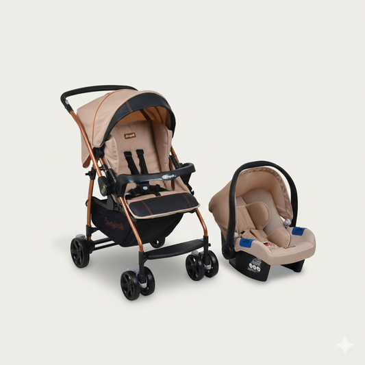 Burigotto Rio K Travel System – Cochecito + Silla de Auto en un solo pack