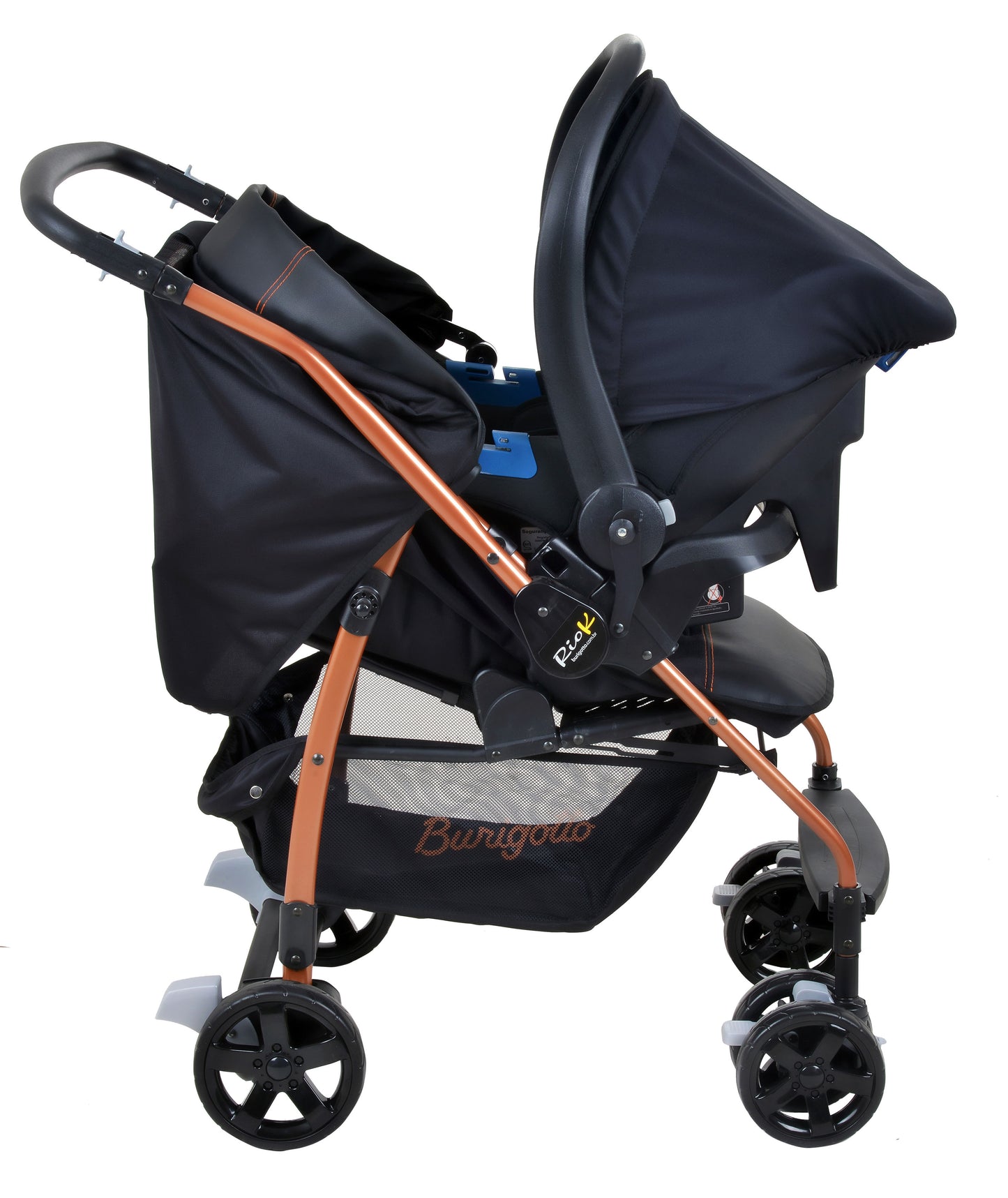 Burigotto Rio K Travel System – Cochecito + Silla de Auto en un solo pack