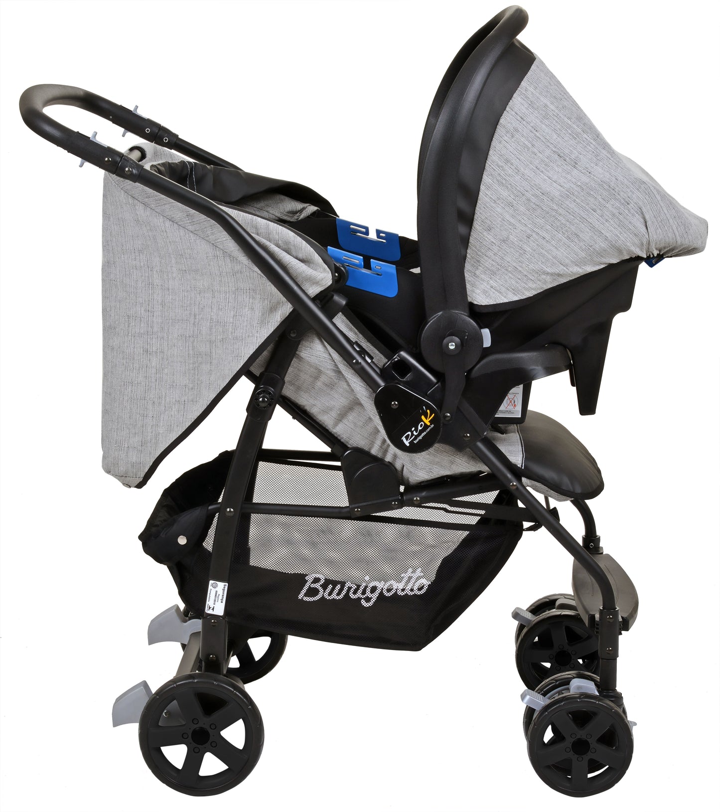 Burigotto Rio K Travel System – Cochecito + Silla de Auto en un solo pack