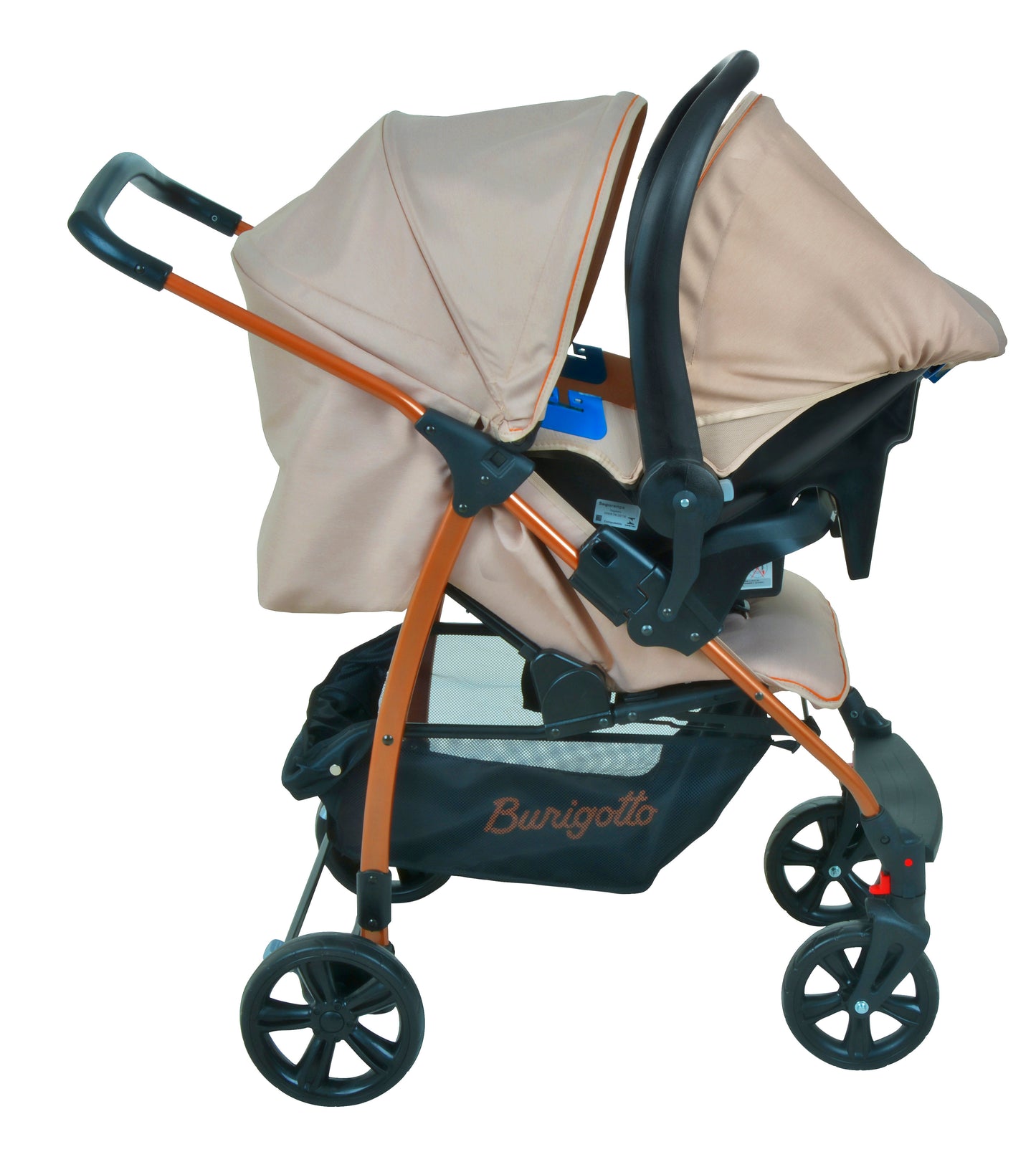 Burigotto Ecco Travel System – Cochecito + Silla de Auto en un solo pack