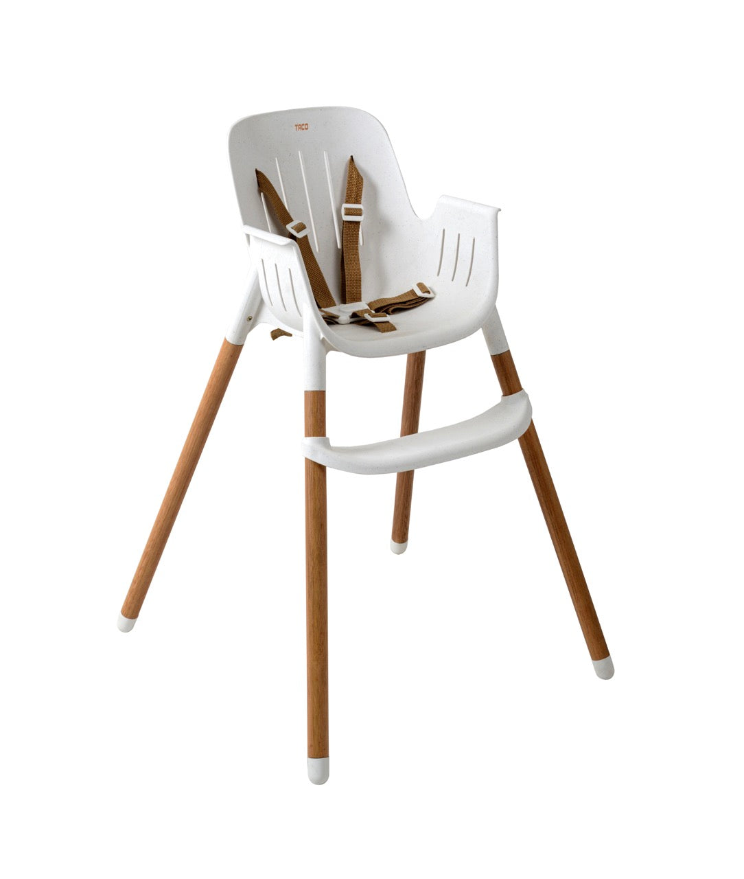 Burigotto Taco – Silla de comer con diseño moderno y patas de madera