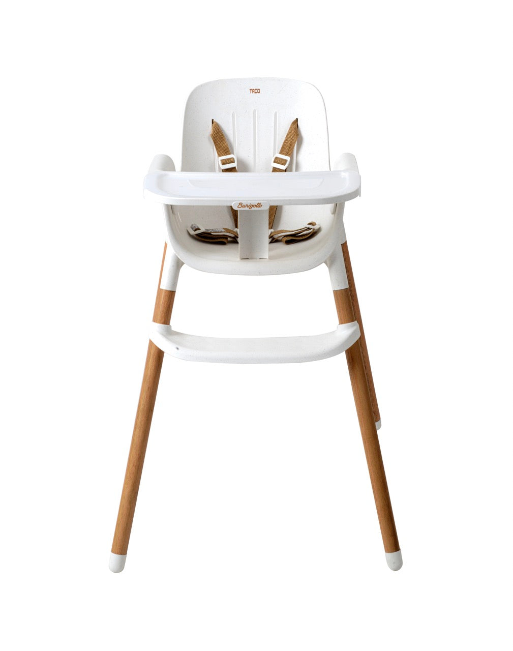 Burigotto Taco – Silla de comer con diseño moderno y patas de madera