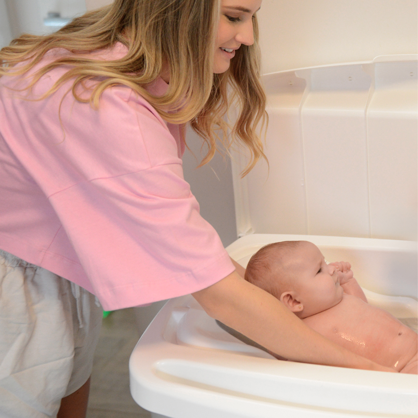 Bañera con Cambiador para Bebés | Splash+ Burigotto | Totomo