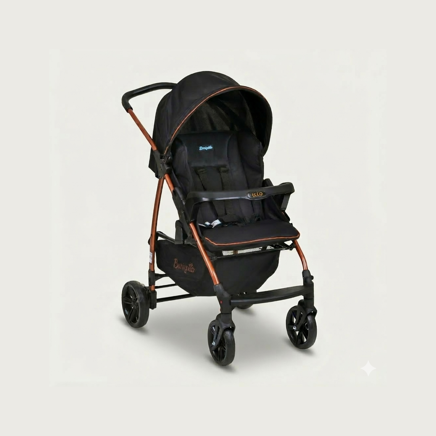 Cochecito Burigotto Ecco – Reclinable y Compacto
