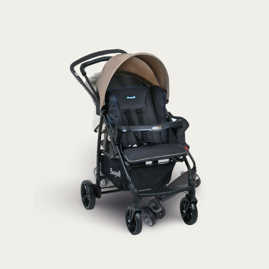 Cochecito Burigotto Ecco – Reclinable y Compacto